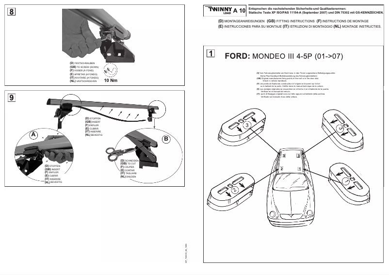 Página 1 del manual Manual de usuario Twinny Load A 10