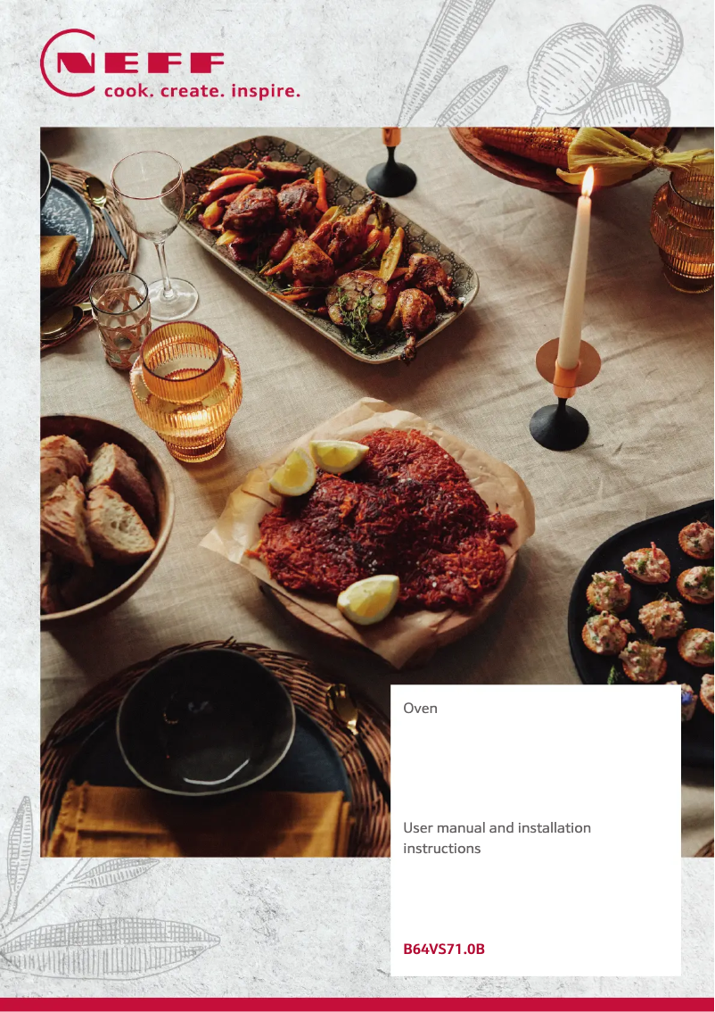 Imagen de la primera página del manual del dispositivo B64VS71G0B