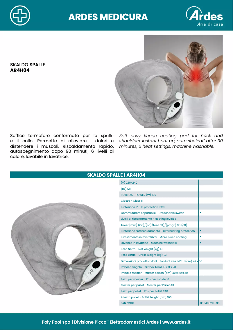 Página nº 1 - Ficha técnica Ardes AR4H04