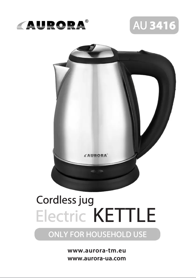 Imagen de la primera página del manual del dispositivo AU 3416