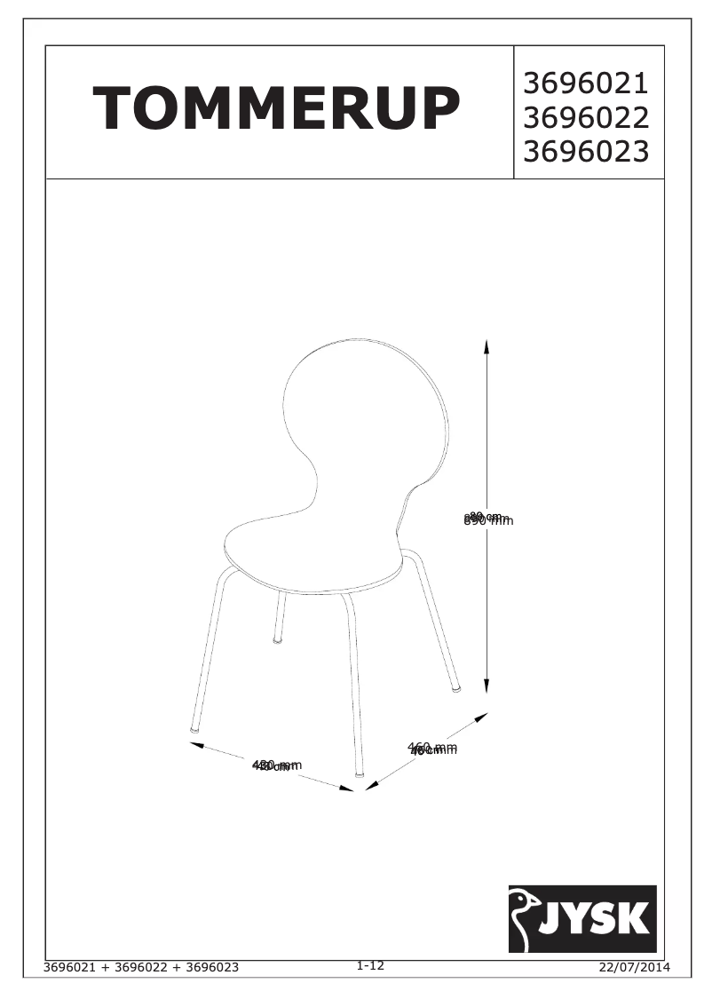 Imagen de la primera página del manual del dispositivo Tommerup