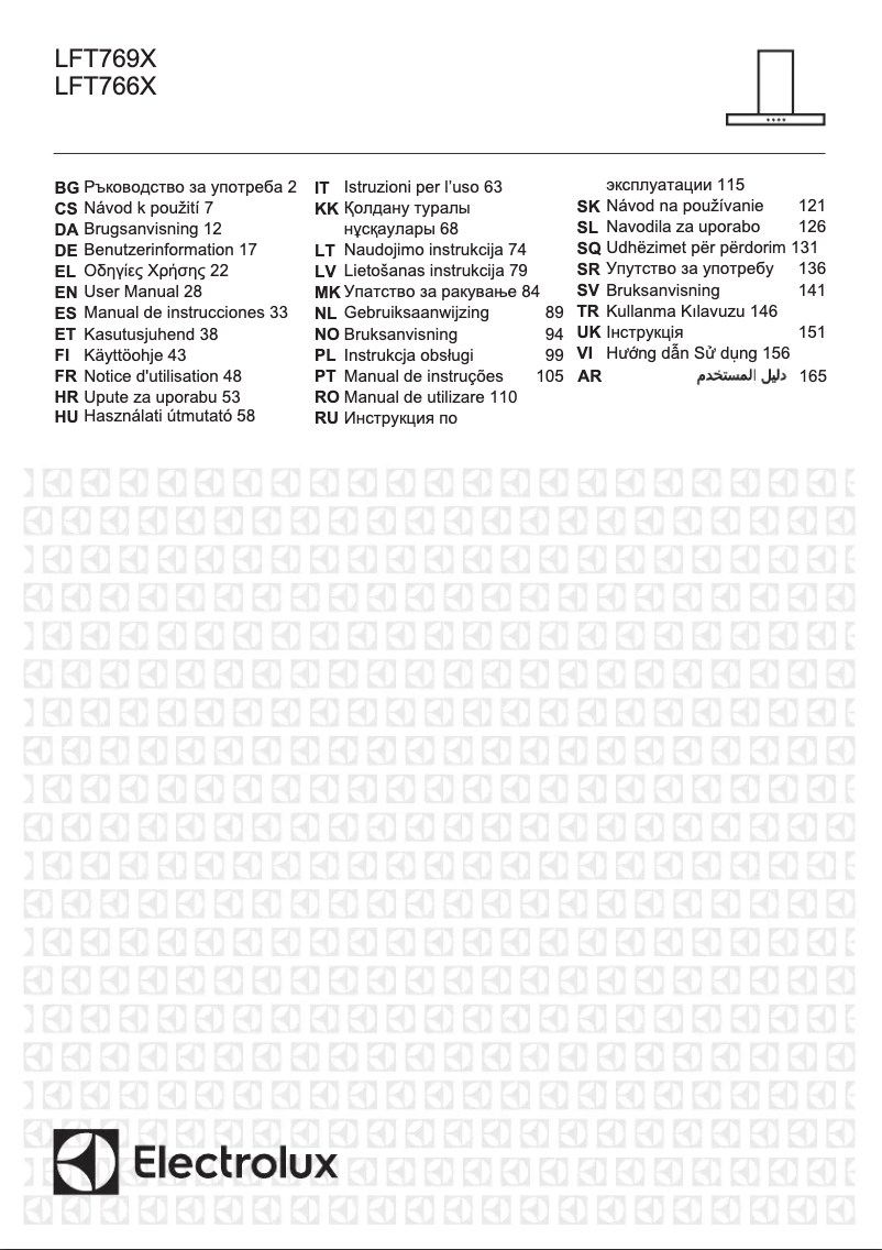 Imagen de la primera página del manual del dispositivo LFT766X