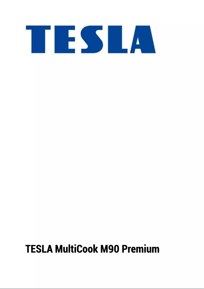Página 1 del manual Manual de usuario Tesla MultiCook M90 Premium