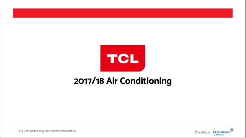 Página 1 del manual Ficha técnica TCL TCLWB14