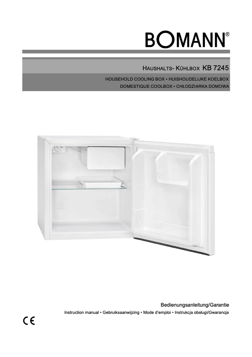 Imagen de la primera página del manual del dispositivo KB 7245