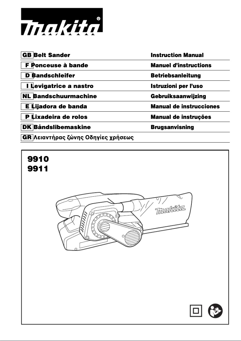 Página 1 del manual Manual de usuario Makita 9911K
