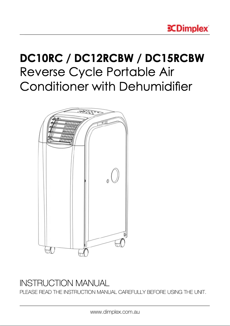 Imagen de la primera página del manual del dispositivo DC10RC