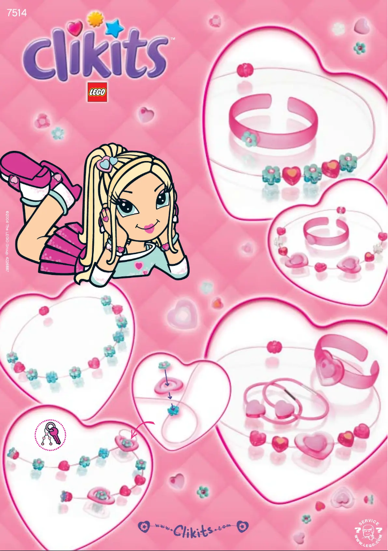 Imagen de la primera página del manual del dispositivo Clikits 7514