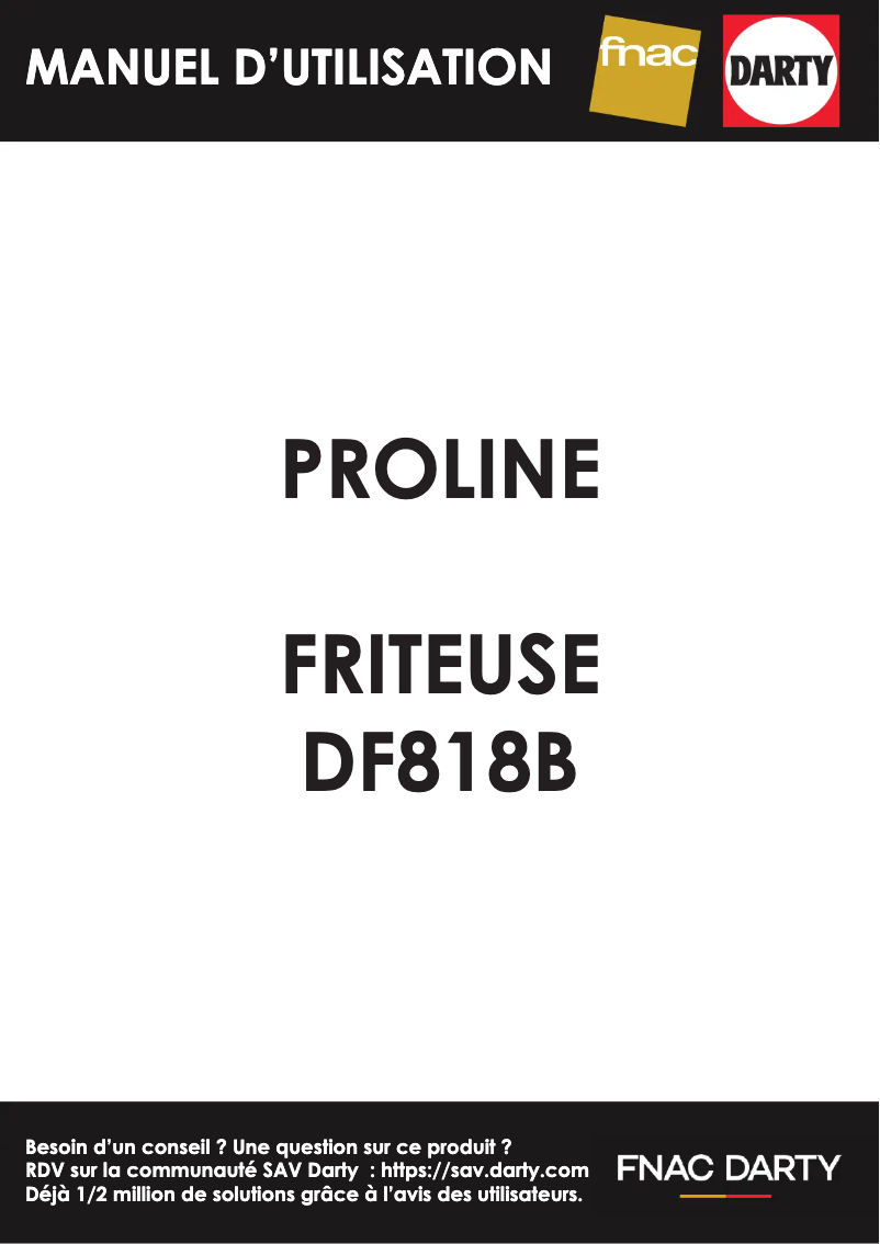 Imagen de la primera página del manual del dispositivo DF818B