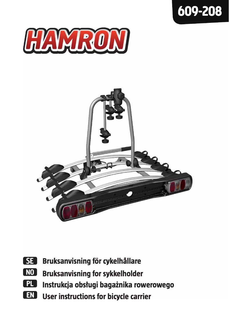 Imagen de la primera página del manual del dispositivo 609-208