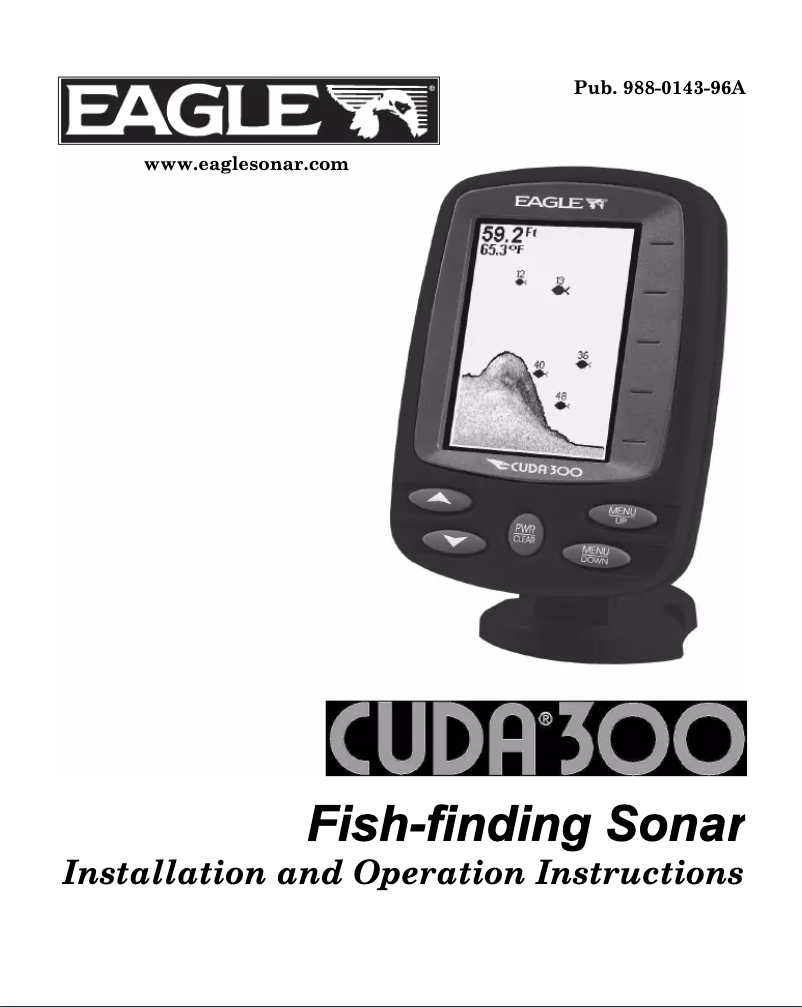 Página nº 1 - Manual de usuario Eagle Cuda 300 Portable