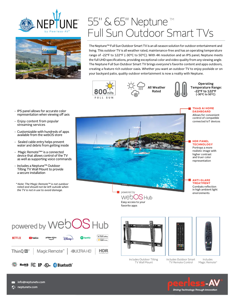 Imagen de la primera página del manual del dispositivo Neptune NT654