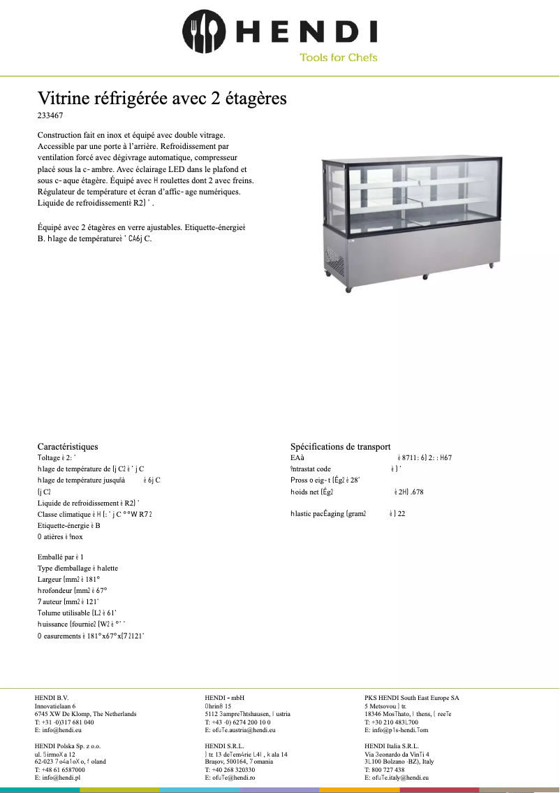 Página 1 del manual Ficha técnica Arktic 233375