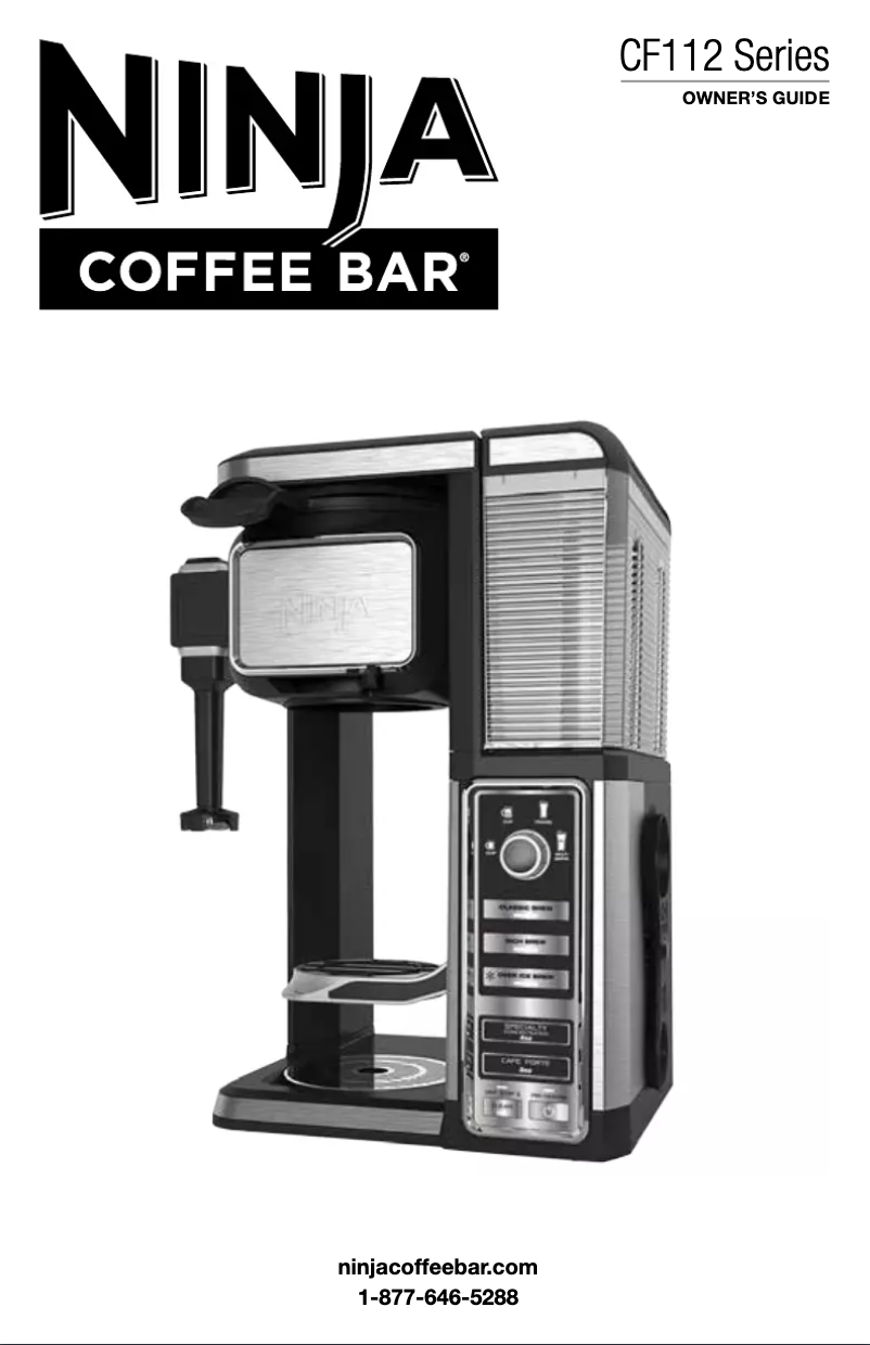 Imagen de la primera página del manual del dispositivo Coffee Bar CF112