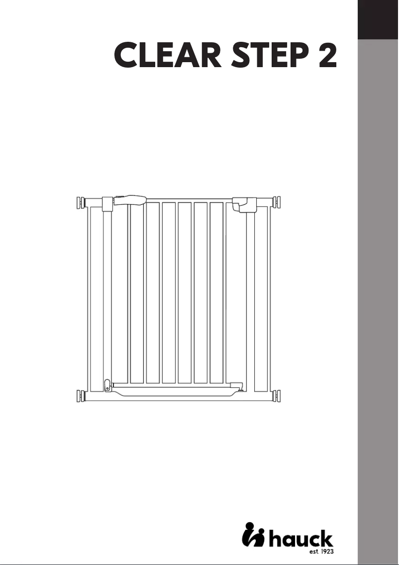 Página 1 del manual Manual de usuario Hauck Clear Step​ 2