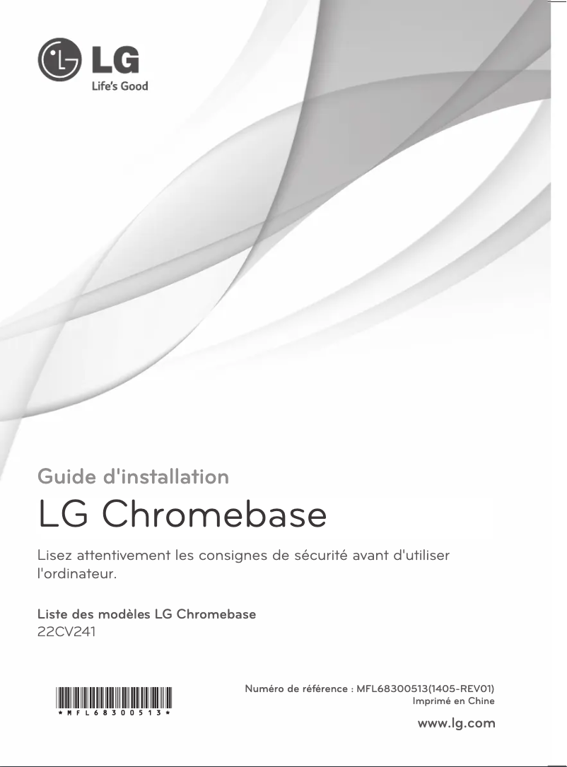 Página nº 1 - Manual de usuario LG Chromebase 22CV241