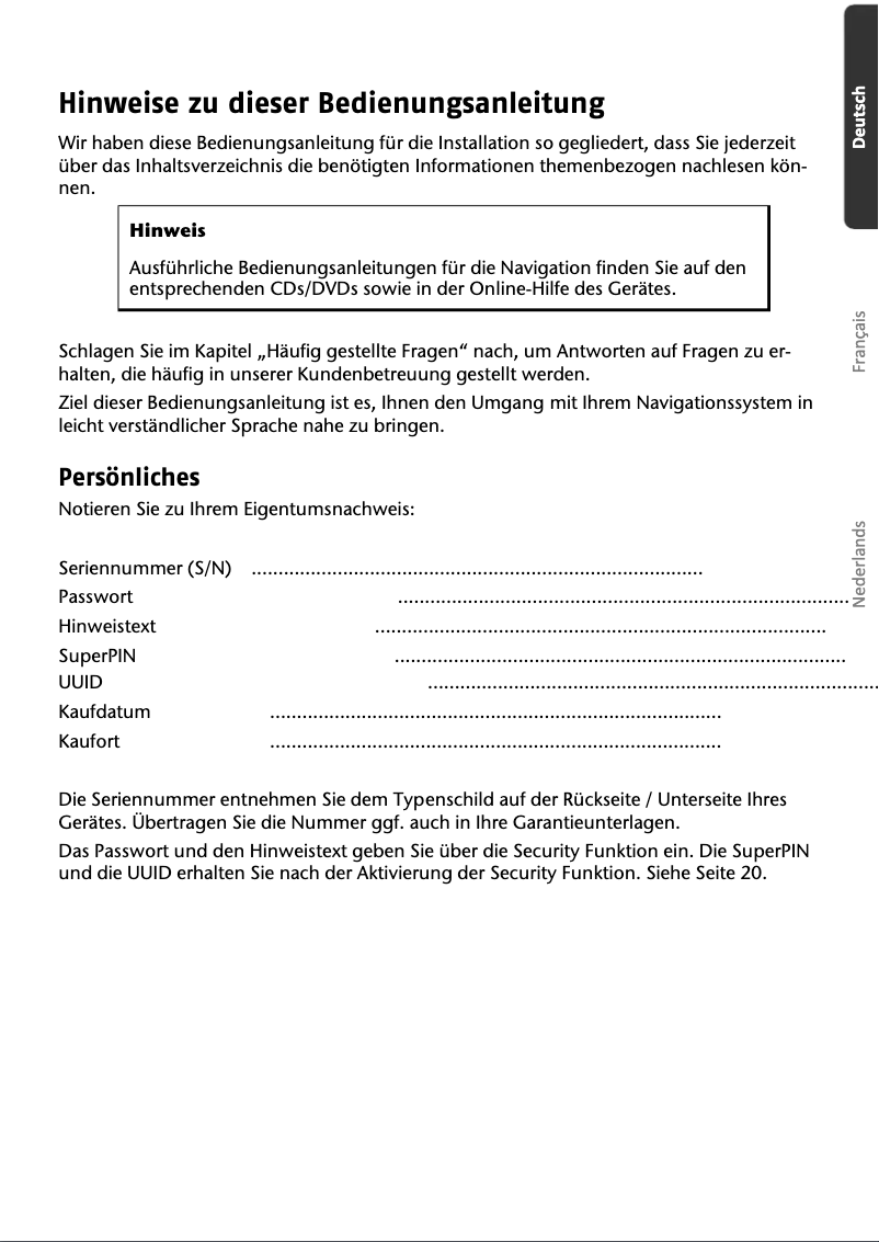 Página 1 del manual Manual de usuario Medion GoPal P5235 M10 (MD 96848)