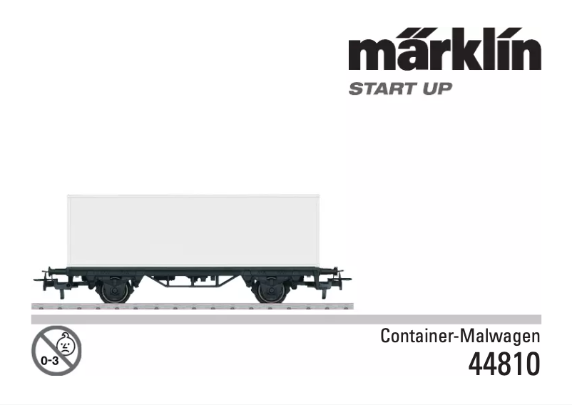 Página 1 del manual Manual de usuario Märklin 44810