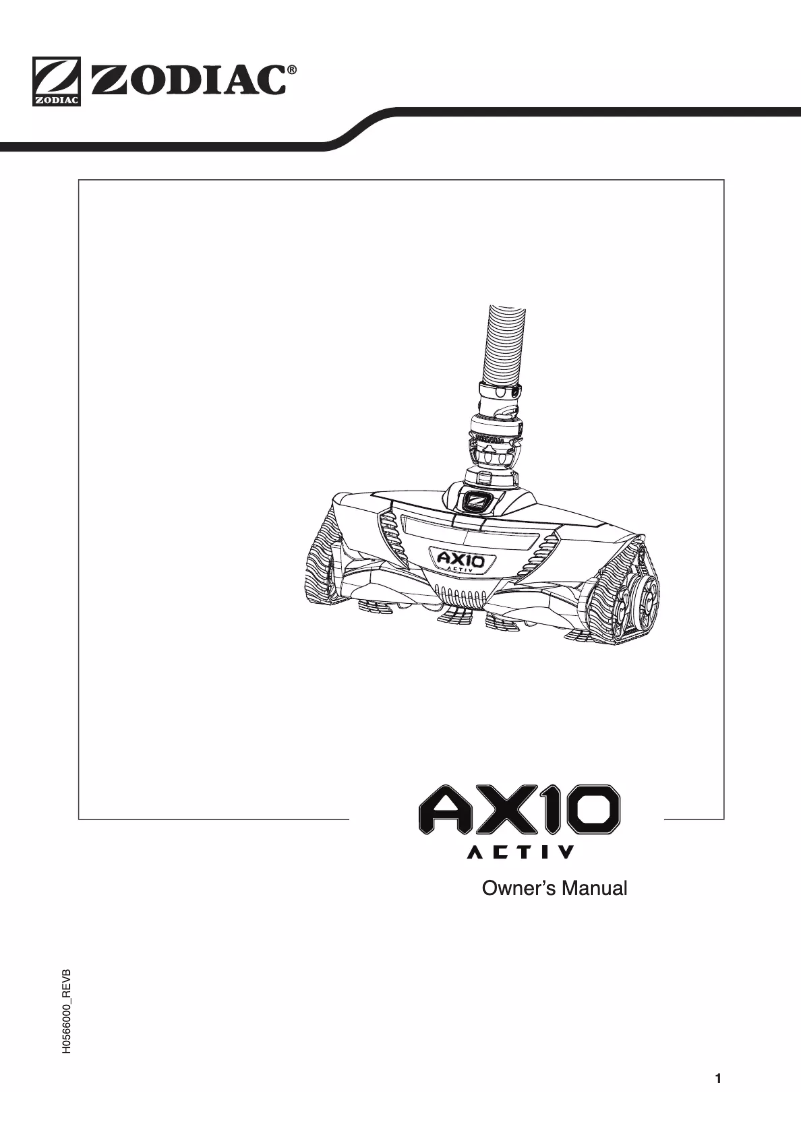 Imagen de la primera página del manual del dispositivo AX10 Activ