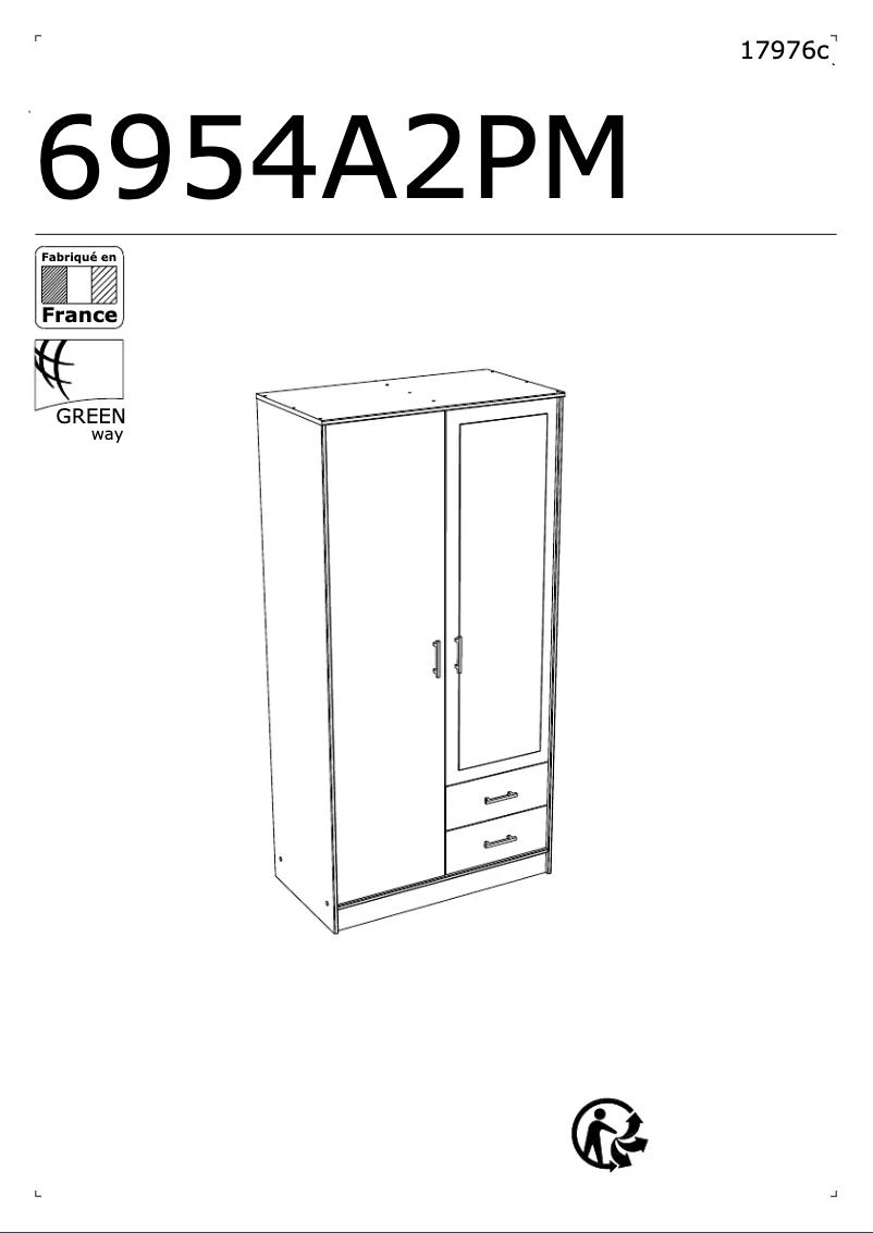 Imagen de la primera página del manual del dispositivo Infinity 6954A2PM