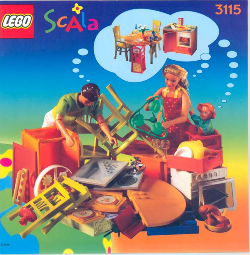 Página 1 del manual Manual de usuario Lego Scala 3115