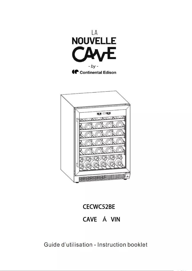 Imagen de la primera página del manual del dispositivo CECWC52BE