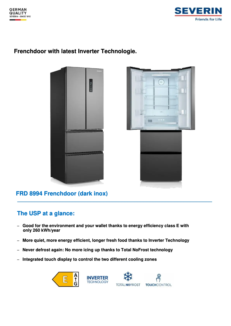 Imagen de la primera página del manual del dispositivo FRD 8994