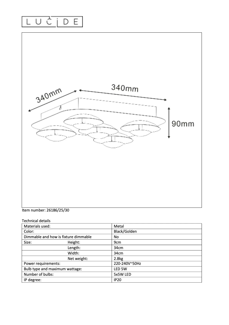 Imagen de la primera página del manual del dispositivo Amine