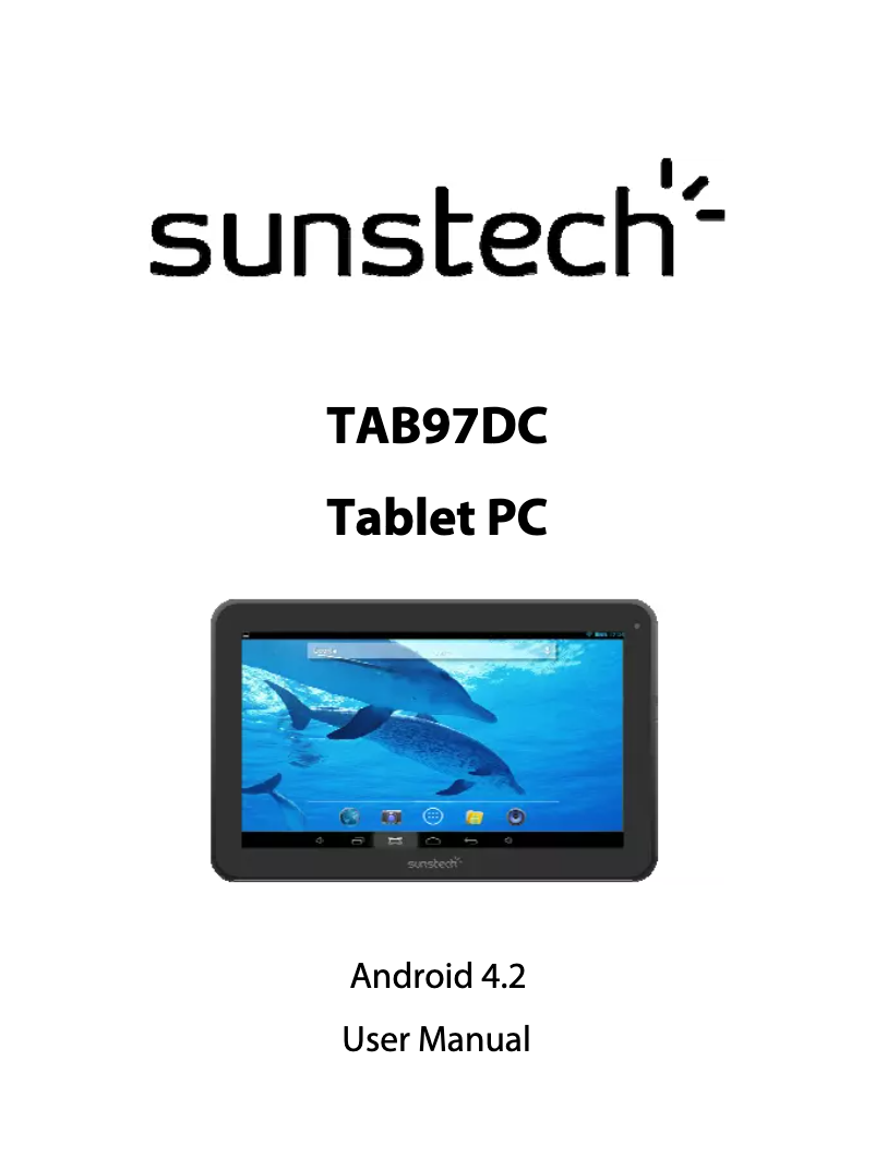 Imagen de la primera página del manual del dispositivo TAB97DC