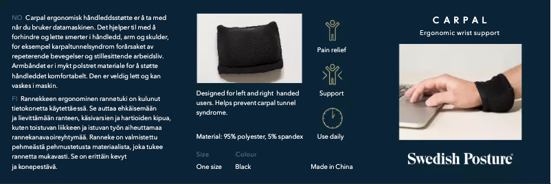 Imagen de la primera página del manual del dispositivo Carpal