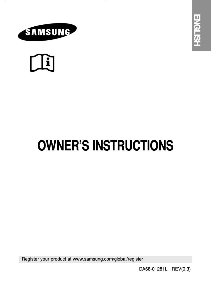 Página 1 del manual Manual de usuario Samsung RL39EBSW