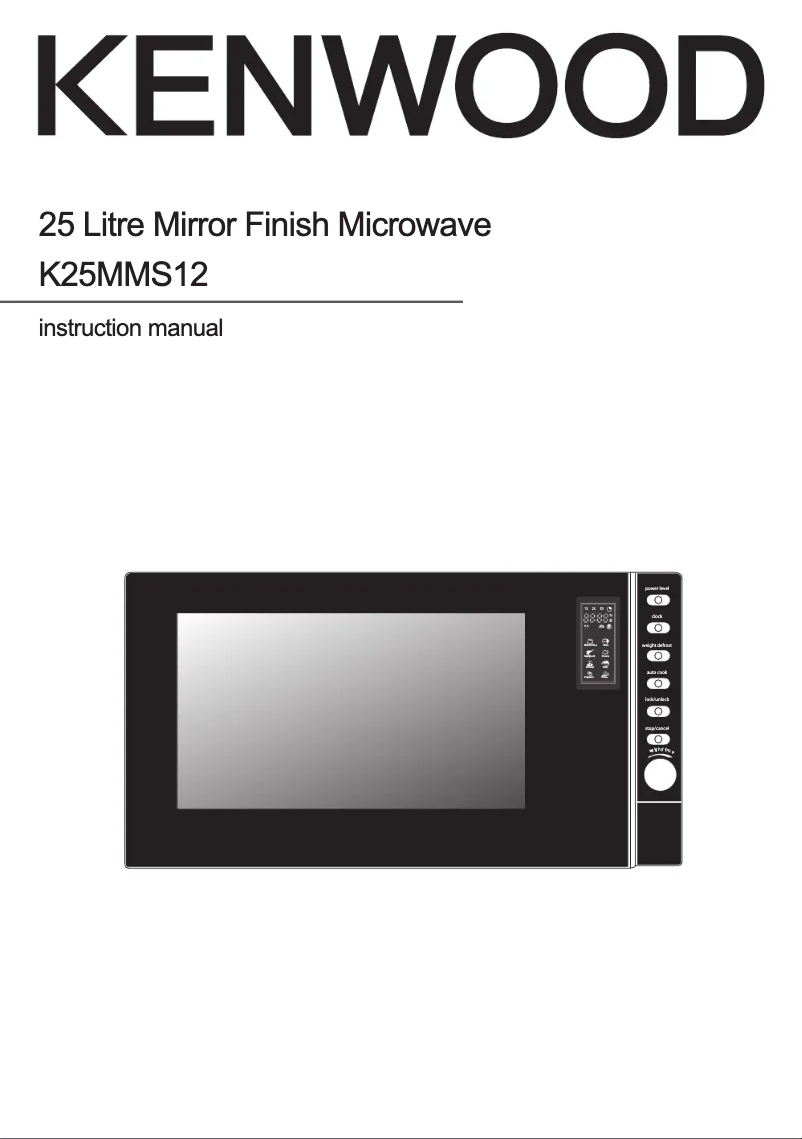 Página 1 del manual Manual de usuario Kenwood K25MMS12