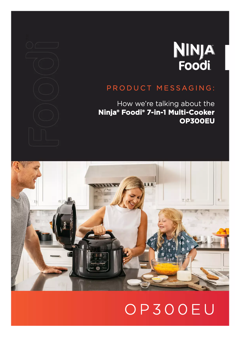 Página nº 1 - Ficha técnica Ninja Foodi OP300EU