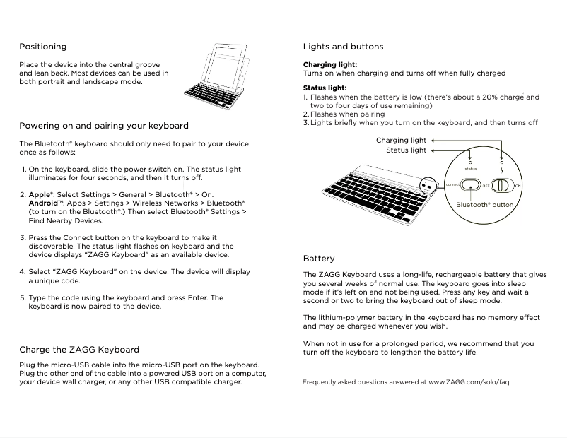 Imagen de la primera página del manual del dispositivo Solo