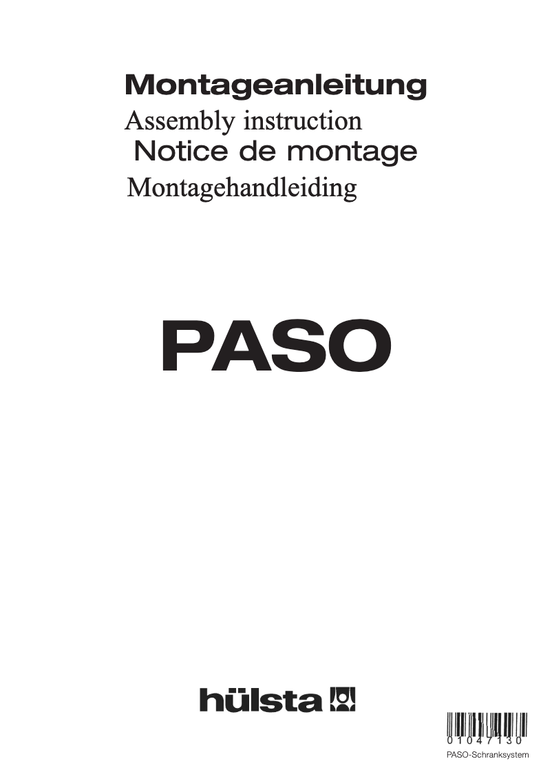 Imagen de la primera página del manual del dispositivo PASO