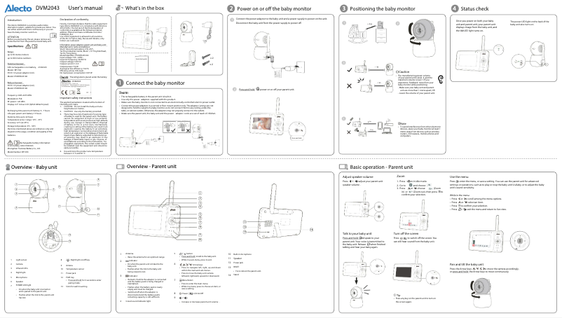 Imagen de la primera página del manual del dispositivo DVM2043