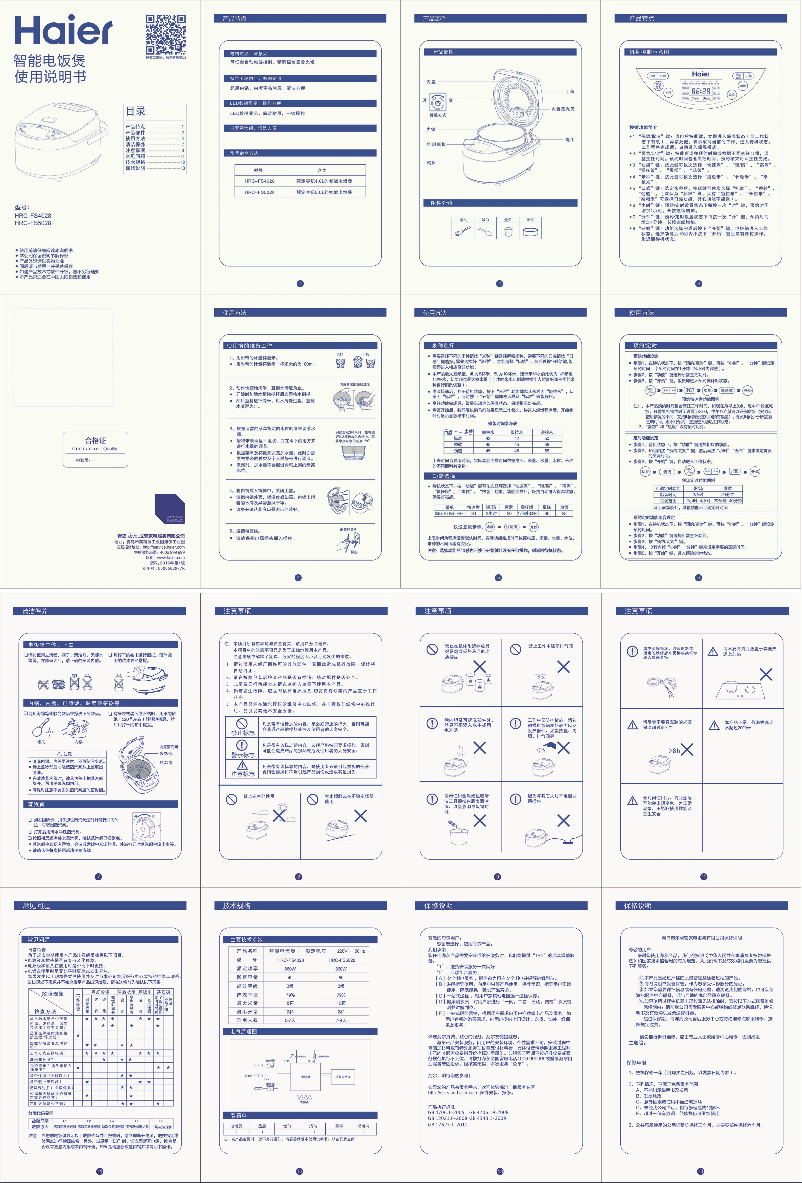 Página 1 del manual Manual de usuario Haier HRC-FS5028