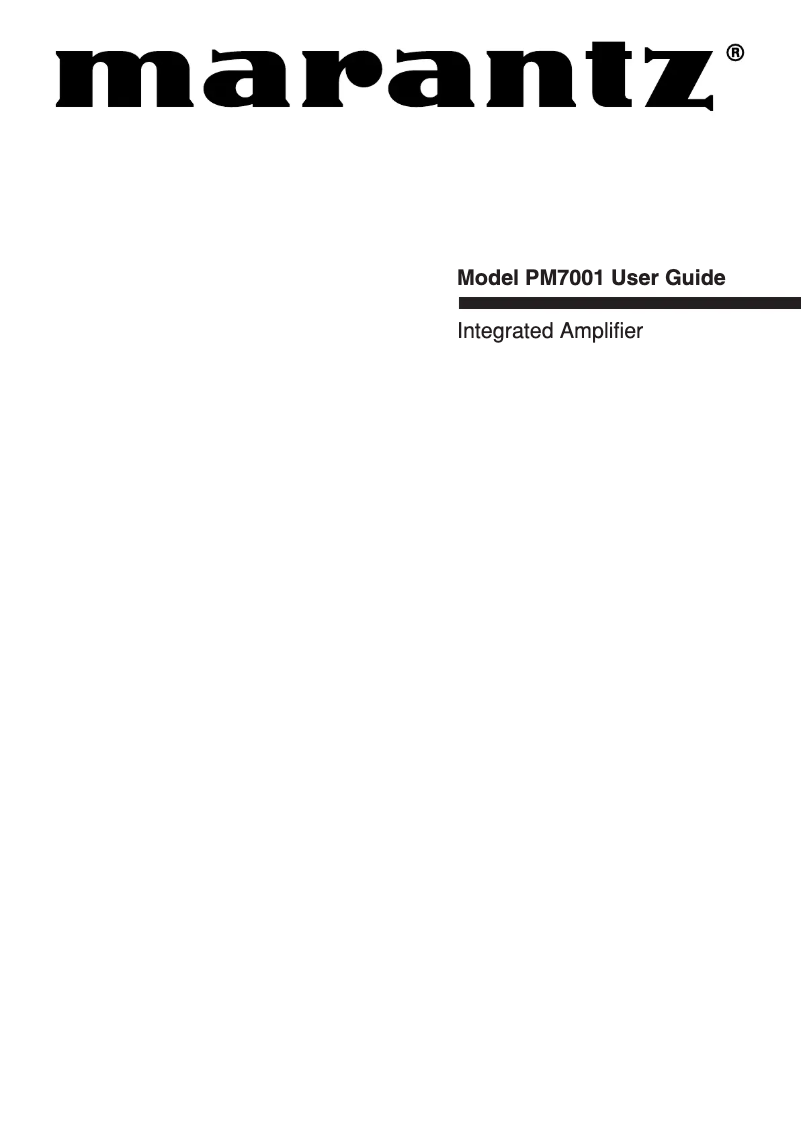 Imagen de la primera página del manual del dispositivo PM7001