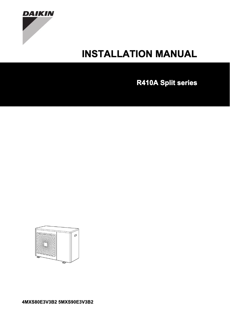 Página nº 1 - Manual de usuario Daikin 5MXS90E3V3B