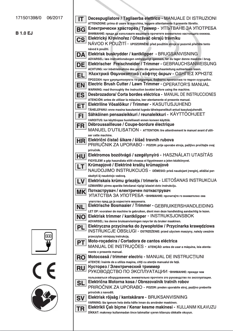 Página 1 del manual Manual de usuario Stiga BC 110c A