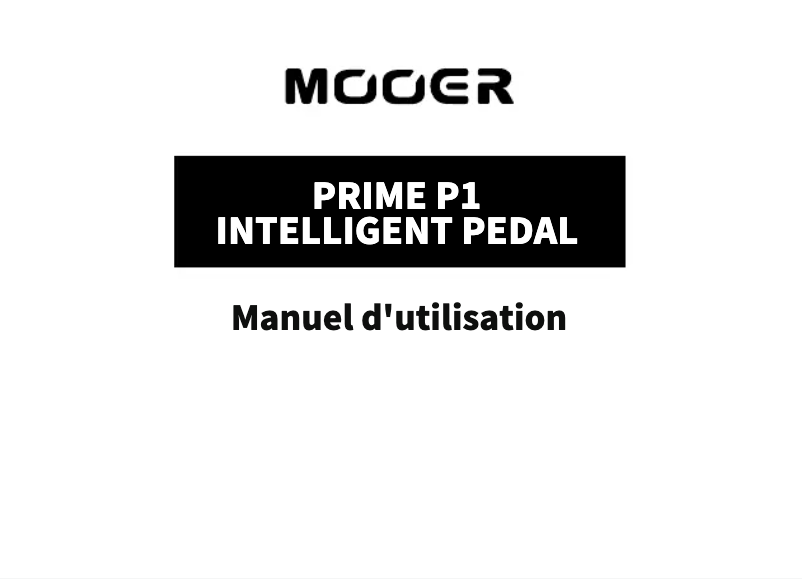 Página 1 del manual Manual de usuario Mooer Prime P1