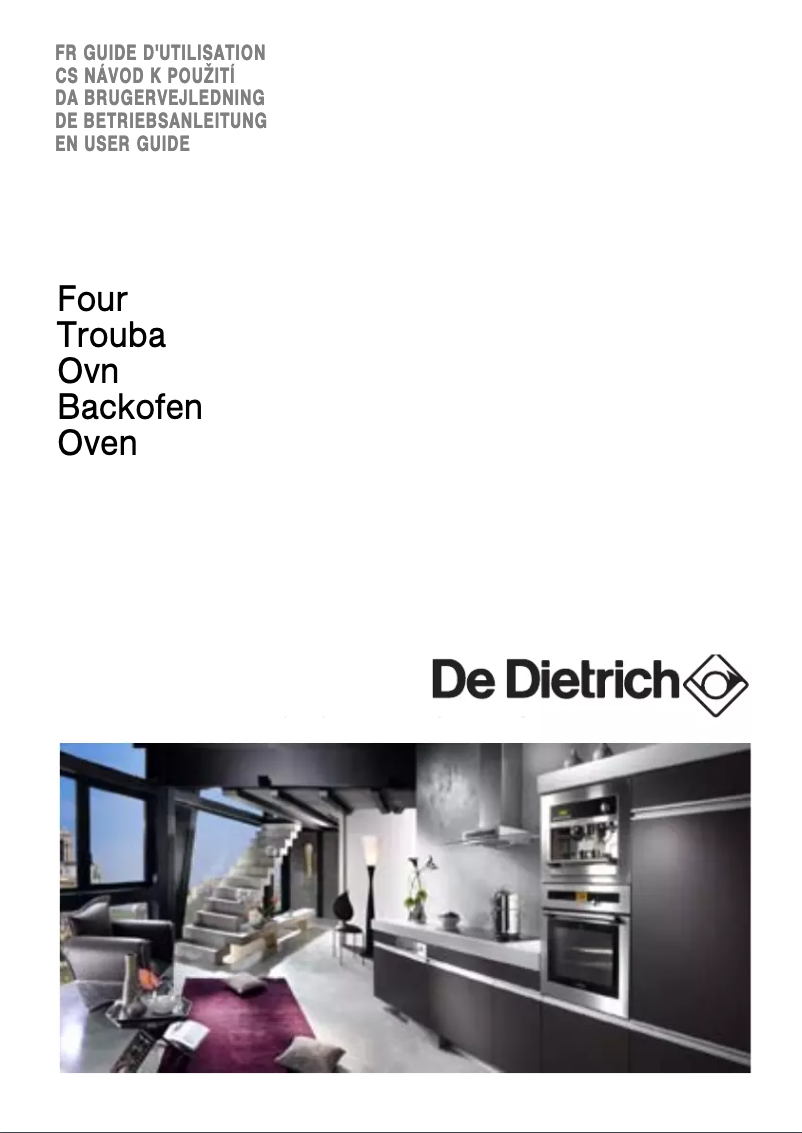 Página 1 del manual Manual de usuario De Dietrich DOP895