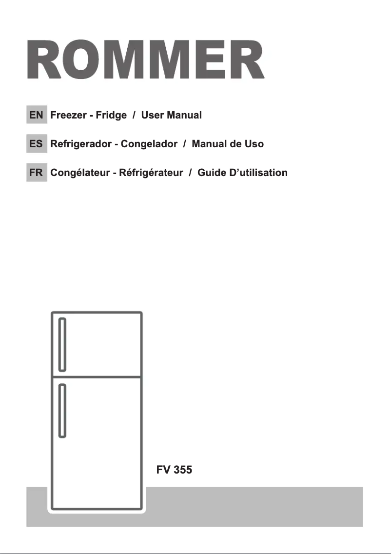 Imagen de la primera página del manual del dispositivo FV 355
