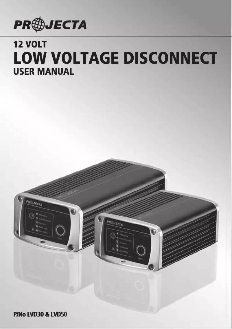 Página 1 del manual Manual de usuario Projecta LVD50