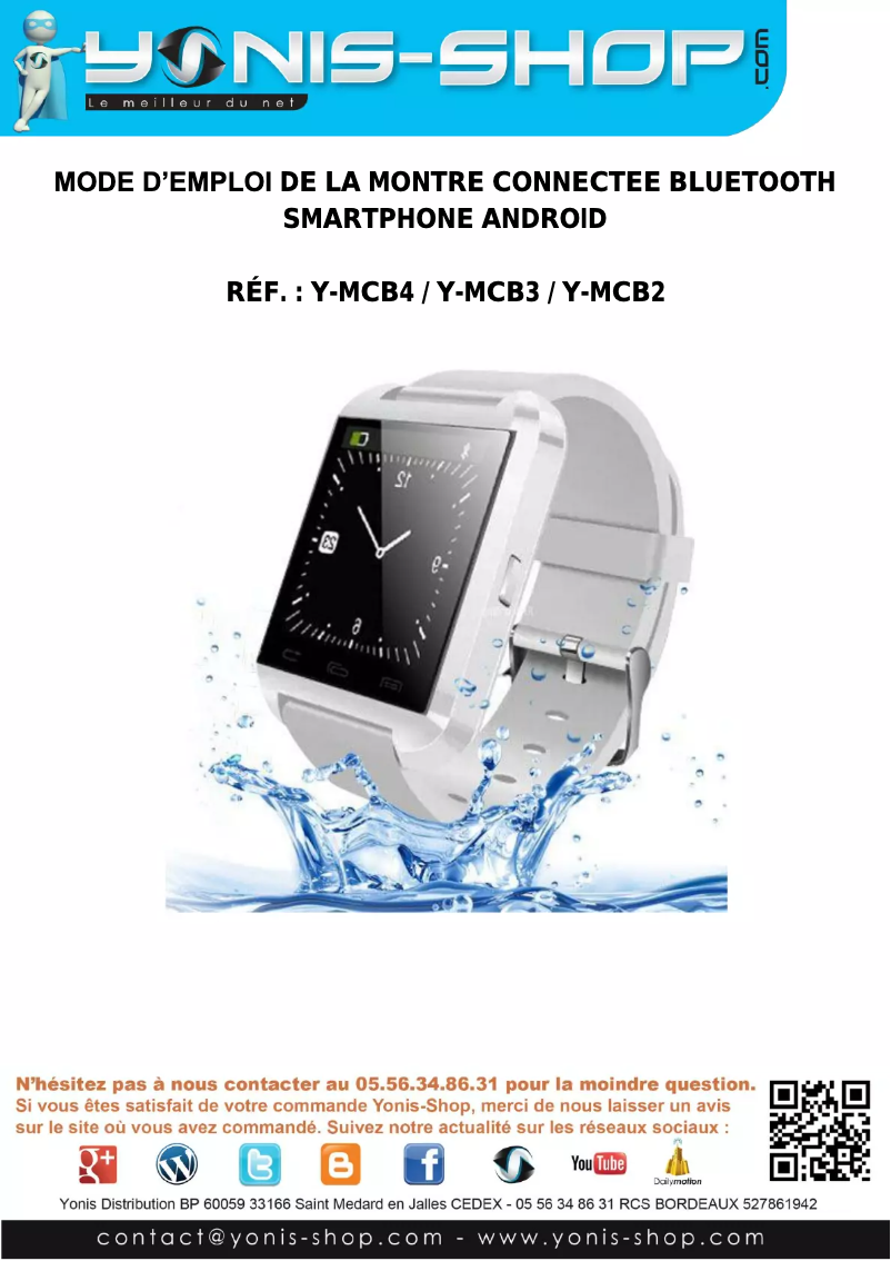 Página 1 del manual Manual de usuario Yonis Y-MCB3