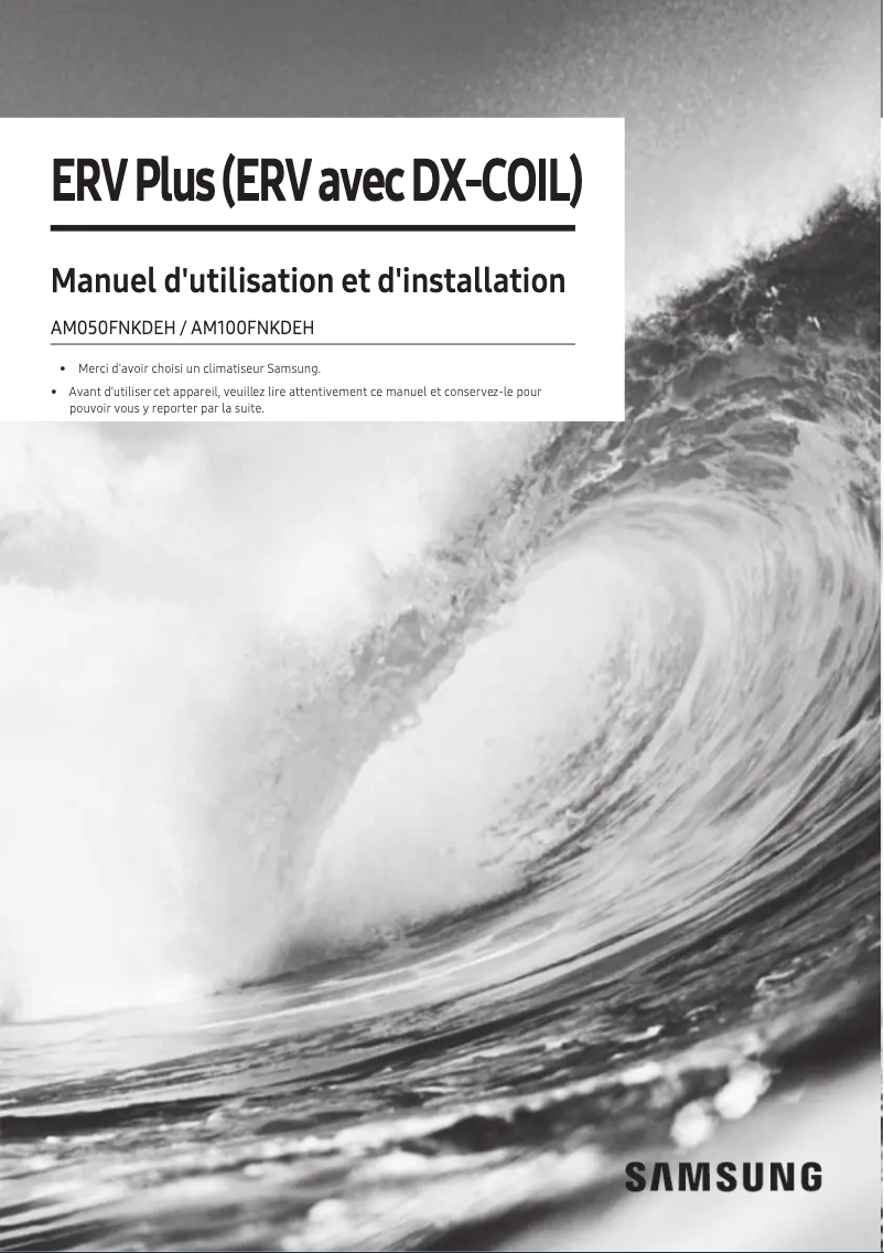 Imagen de la primera página del manual del dispositivo AM100FNKDEH