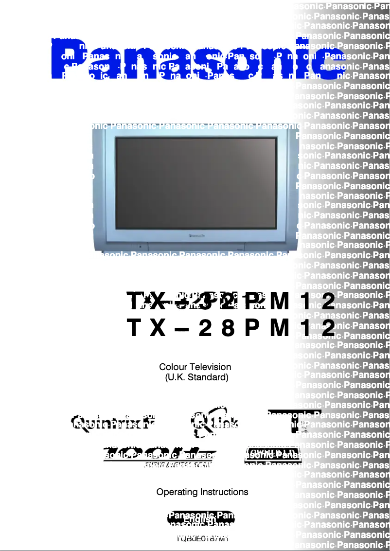 Imagen de la primera página del manual del dispositivo TX-28PM12