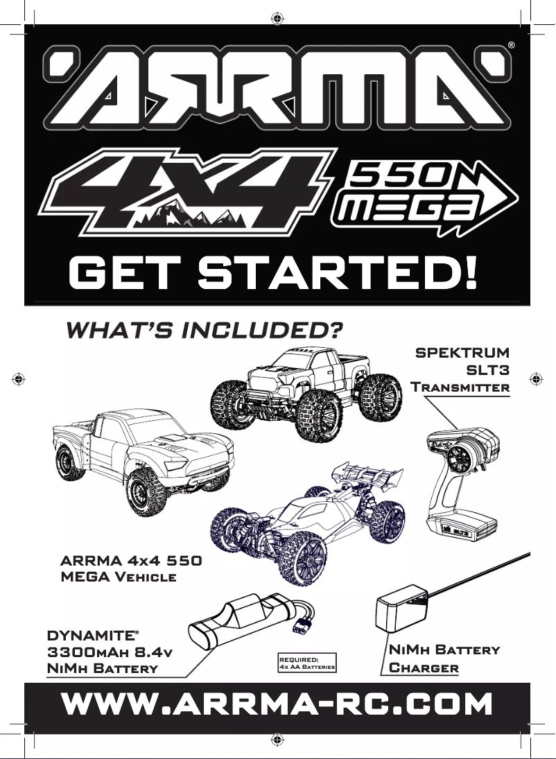 Página 1 del manual Manual de usuario ARRMA TYPHON 4X4 V3 MEGA