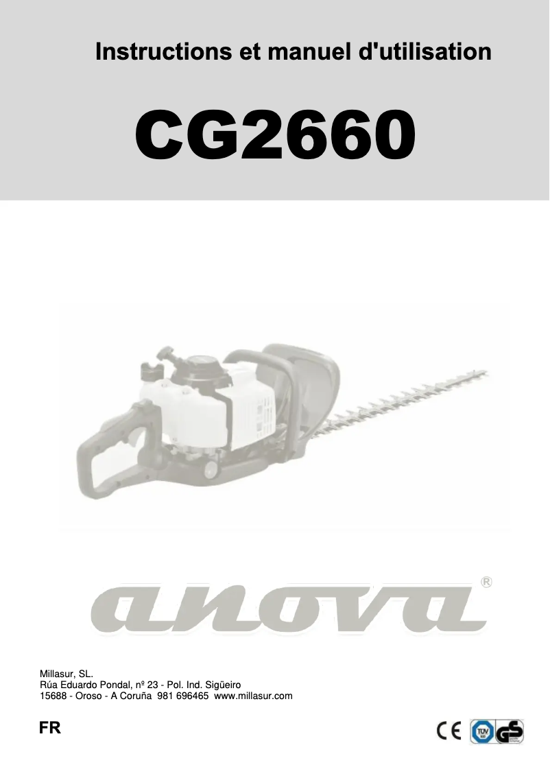 Imagen de la primera página del manual del dispositivo CG2660