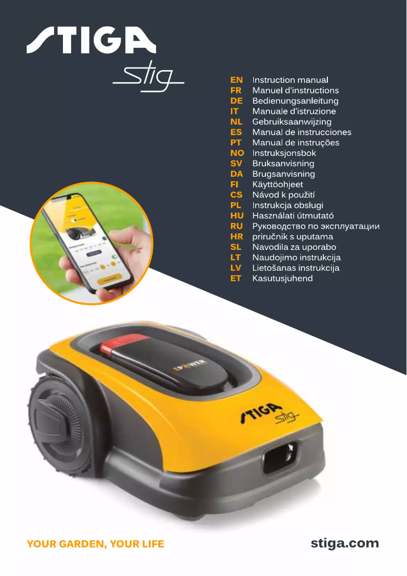 Página nº 1 - Manual de usuario Stiga Stig
